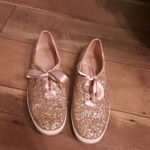 Rose gold Kate spade keds